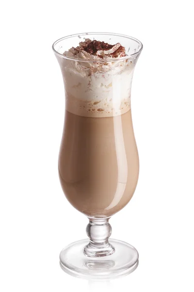Milk and coffee cocktail — Stock Photo, Image