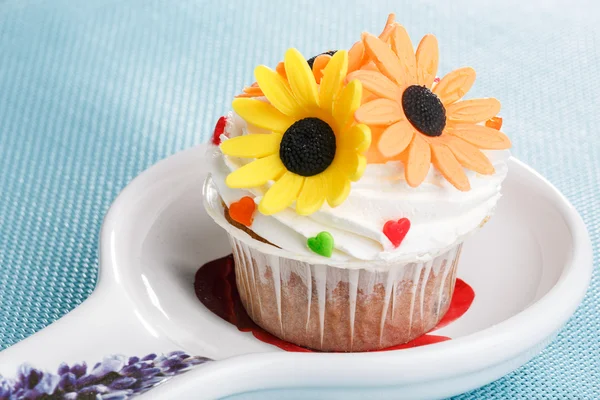 Muffin decorated — Stock Photo, Image