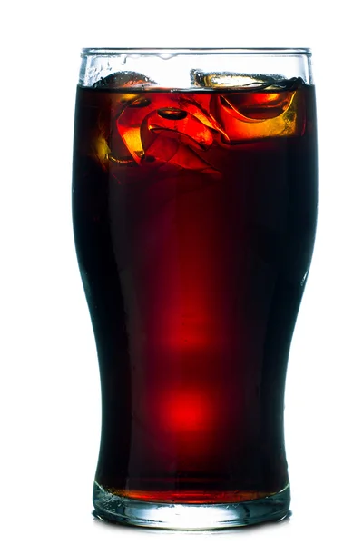 Bicchiere di cola fredda — Foto Stock