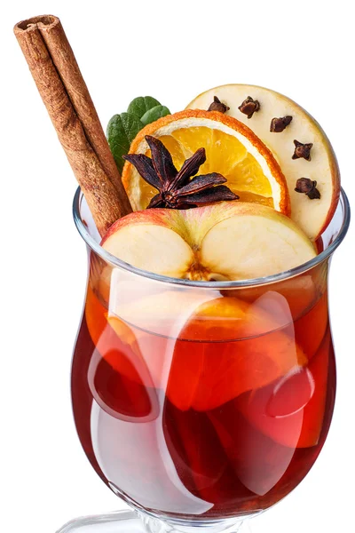 Elmalı mulled şarap — Stok fotoğraf