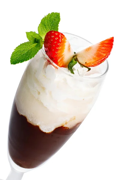 Parfait - layered dessert — Stock Photo, Image