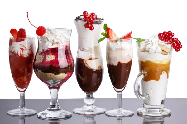 Parfait - postres en capas — Foto de Stock