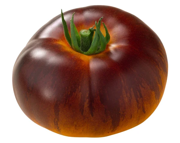 P20 Skönhet King Heirloom Tomat Solanum Lycopersicum Frukt Isolerad — Stockfoto