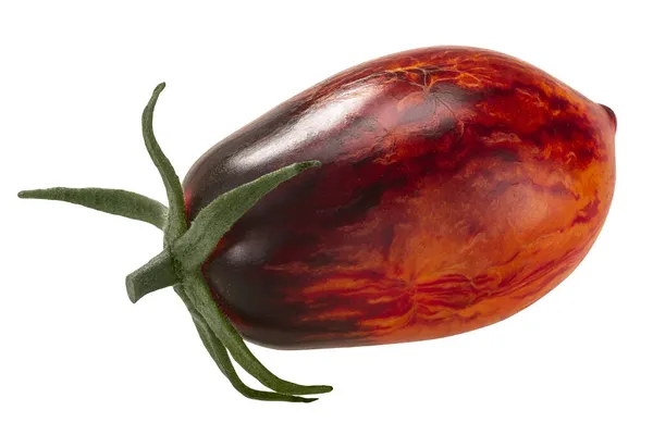 Gargamel Heirloom Tomat Solanum Lycopersicum Frukt Isolerad — Stockfoto