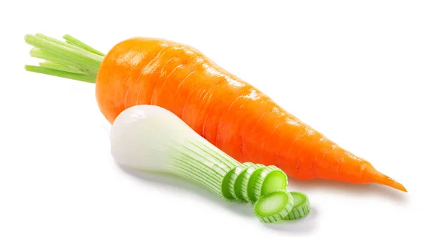 Carrot Pead Pods Seeds Isolate — 图库照片