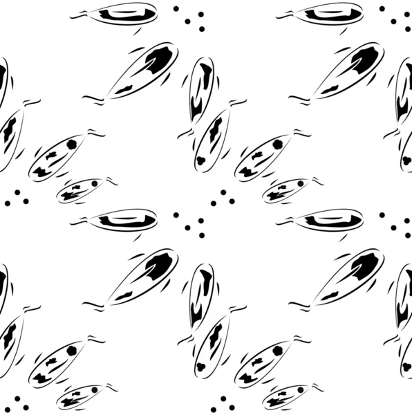 Sömlös koi fisk — Stock vektor