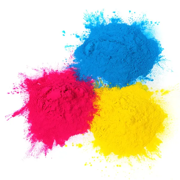 彩色复印机碳粉 — 图库照片