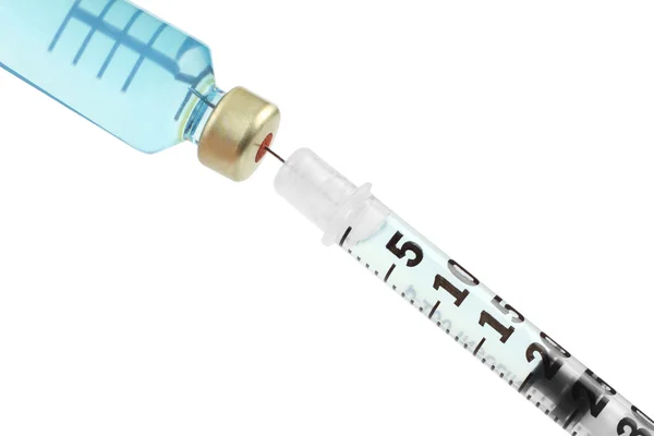 Injicera vaccinet — Stockfoto