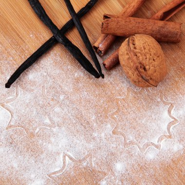 Noel ve holiday arka plan pişirme