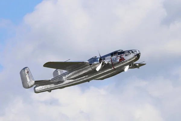 2014 Pardubice Czech Republic May 2022 Mitchell Bomber Aircraf Aviation — 스톡 사진