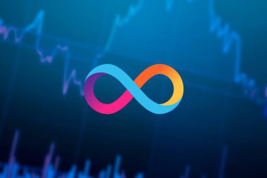 İnternet Bilgisayar ICP Kripto Para Birimi. Döviz, grafik üzerinde Internet Bilgisayar madeni para büyüme grafiği