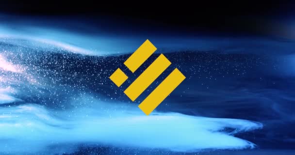 Binance USD Cryptocurrency. BUSD coin growth chart on the exchange, chart — Vídeo de Stock