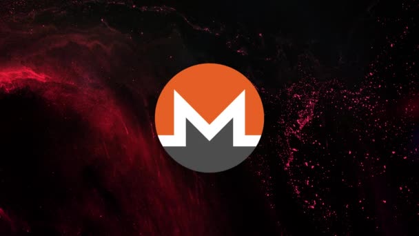 Monero XMR Cryptocurrency. XMR coin growth chart on the exchange, chart — Stockvideo