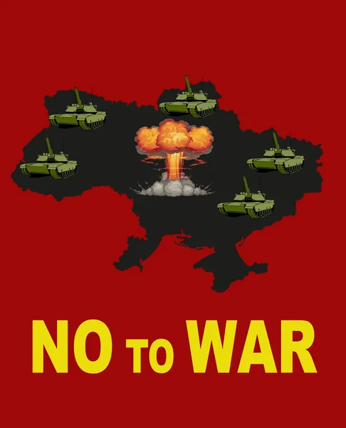 Ucrania y Rusia. Alto a la guerra, Putin criminal, no a la guerra, Imagen De Stock