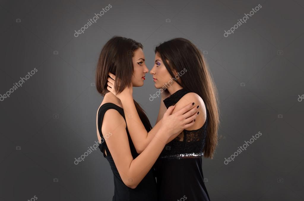 lesbienne baisers noir