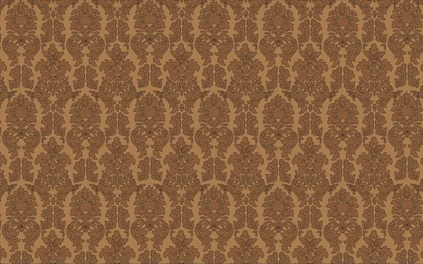 Dikişsiz damask duvar kağıdı vektör çizim
