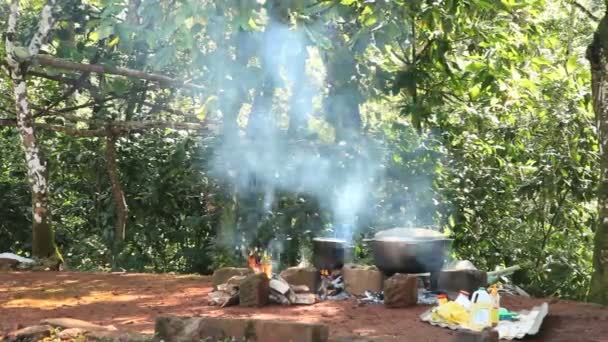 Koken in de Dominicaanse Republiek — Stockvideo