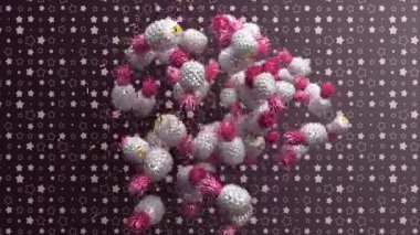 Egzotik tropikal Hawaii dönüşümlü ananas, tatlı olgun meyve, vegan sağlıklı beslenme, yaz partisi animasyon arka planı, tatlı ananas soyut sanat, 3D render grafik tasarımı