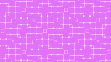 Zarif geometrik desen, kusursuz döngü animasyon arka plan, güzel dekoratif hareketli süs..