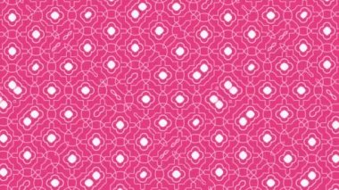 Zarif geometrik desen, kusursuz döngü animasyon arka plan, güzel dekoratif hareketli süs..