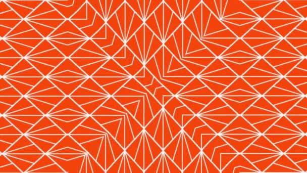 Elegante Geometrische Muster Nahtlose Schleife Animierten Hintergrund Schöne Dekorative Bewegliche — Stockvideo