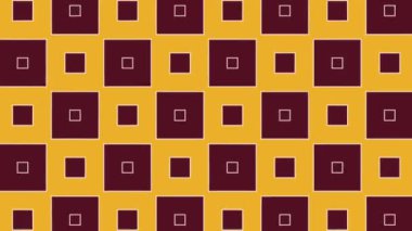 Geometrik şablon, dikişsiz döngü animasyon arka plan, dekoratif tarzda geometrik süs, güzel animasyon duvar kağıdı izi.