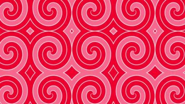 Güzel geometrik dikişsiz döngüler, hareketli geometrik dekoratif zarif süslemeler sonsuz arkaplan.