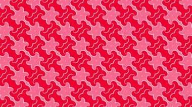 Güzel geometrik dikişsiz döngüler, hareketli geometrik dekoratif zarif süslemeler sonsuz arkaplan.