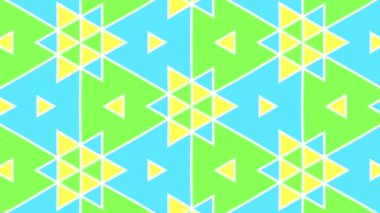 Güzel geometrik dikişsiz döngüler, hareketli geometrik dekoratif zarif süslemeler sonsuz arkaplan.