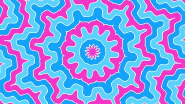 Güzel geometrik dikişsiz döngüler, hareketli geometrik dekoratif zarif süslemeler sonsuz arkaplan.