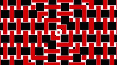 Güzel geometrik dikişsiz döngüler, hareketli geometrik dekoratif zarif süslemeler sonsuz arkaplan.