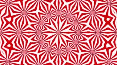 Geometrik hareketli kırmızı saykodelik desen, çizgili dikişsiz döngü zig zag ve eşkenli arkaplan, modaya uygun zarif süs.