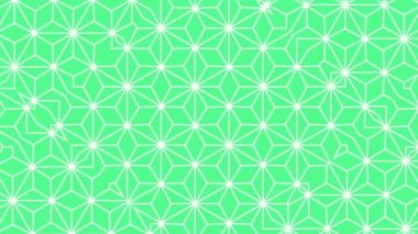 Zarif geometrik desen, kusursuz döngü animasyon arka plan, güzel dekoratif hareketli süs..