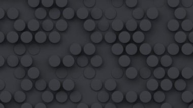 Geometrik modern animasyonlu dipsiz döngüsüz soyut arka plan. 3D tasarım ögesi, yaratıcı hareket grafikleri, hareket eden geometrik desen.