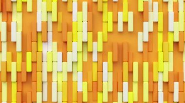 Geometrik modern animasyonlu dipsiz döngüsüz soyut arka plan. 3D tasarım ögesi, yaratıcı hareket grafikleri, hareket eden geometrik desen.