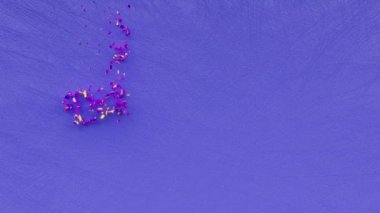 Mutlu Dussehra metin yazıları, Vijaya Dashami, Dasara, veya Dashain, ve Rama 'nın zaferini simgeleyen bayram, Hint festivali, dekoratif animasyon yazıları, kutlama kartı hareketi arka planı.