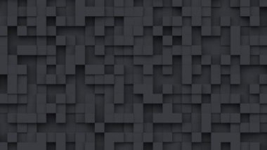 Geometrik modern animasyonlu dipsiz döngüsüz soyut arka plan. 3D tasarım ögesi, yaratıcı hareket grafikleri, hareket eden geometrik desen.