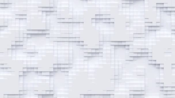 Geométrica Moderna Animada Sem Costura Looping Fundo Abstrato Renderizar Elemento — Vídeo de Stock
