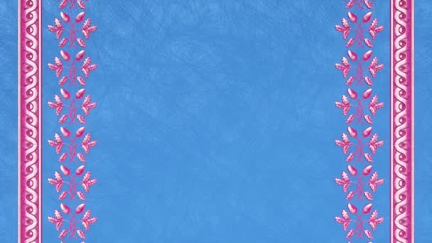 Декоративные Старинные Украшения Стиле Барокко Ретро Викторианская Рама Эпохи Возрождения — стоковое видео