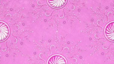 Dekoratif antika barok süsü, lüks Rönesans retro Victoria tarzı zarif motif, kavisli arkaplan ve rococo akanthus, canlandırmalı 3D çizimler..