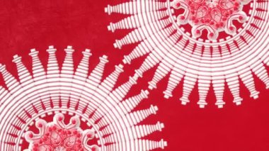 Dekoratif antika barok süsü, lüks Rönesans retro Victoria tarzı zarif motif, kavisli arkaplan ve rococo akanthus, canlandırmalı 3D çizimler..