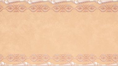 Dekoratif antika klasik barok süsü, Rönesans retro Victoria tarzı zarif çerçeve, sınırlı kraliyet kumaşı arka planı, kağıttan düğün şablonu, güzel tebrik kartı..