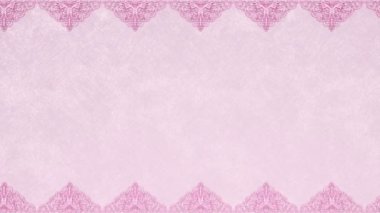 Dekoratif antika klasik barok süsü, Rönesans retro Victoria tarzı zarif çerçeve, sınırlı kraliyet kumaşı arka planı, pembe dantelli düğün kağıdı aşk şablonu, güzel tebrik kartı..