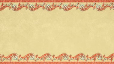 Dekoratif antika klasik barok süsü, Rönesans retro Victoria tarzı zarif çerçeve, sınırlı kraliyet kumaşı arka planı, kağıt altından düğün grunge şablonu, güzel tebrik kartı..