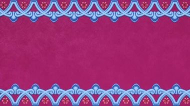 Dekoratif antika barok süsü, Rönesans retro Victoria tarzı zarif çerçeve, sınırlı kraliyet kumaşı arka planı, dantel etnik geometrik şablon, güzel tebrik kartı..