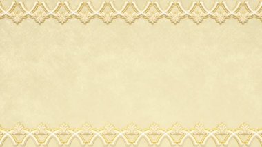 Dekoratif antika klasik barok süsü, Rönesans retro Victoria tarzı zarif çerçeve, kenarı olan ispanyol arka planı, kağıt kumaş tekstil geometrik düğün şablonu, güzel tebrik kartı..
