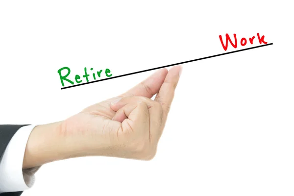 Retirement concept — Stock Photo, Image
