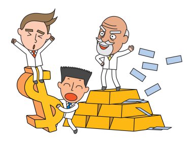 Komik çizgi karakter illüstrasyon iş hikaye serisi