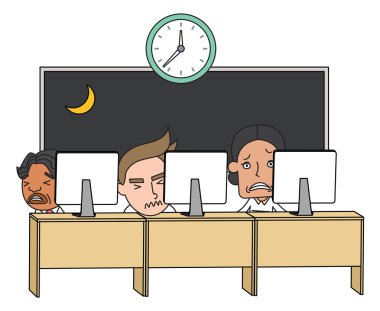 Komik çizgi karakter illüstrasyon iş hikaye serisi