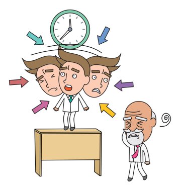 Komik çizgi karakter illüstrasyon iş hikaye serisi